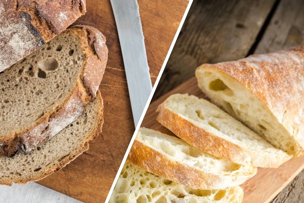 Sourdough Bread vs Ciabatta Bread
